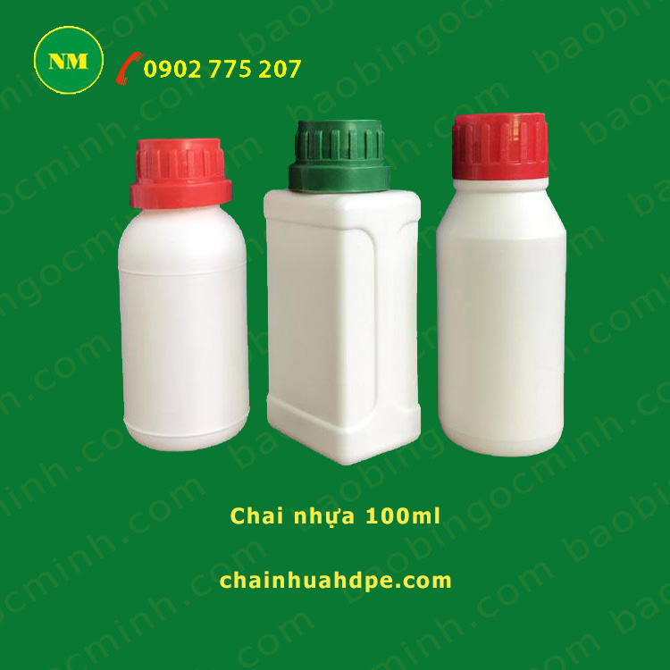 chai nhựa hdpe 100ml
