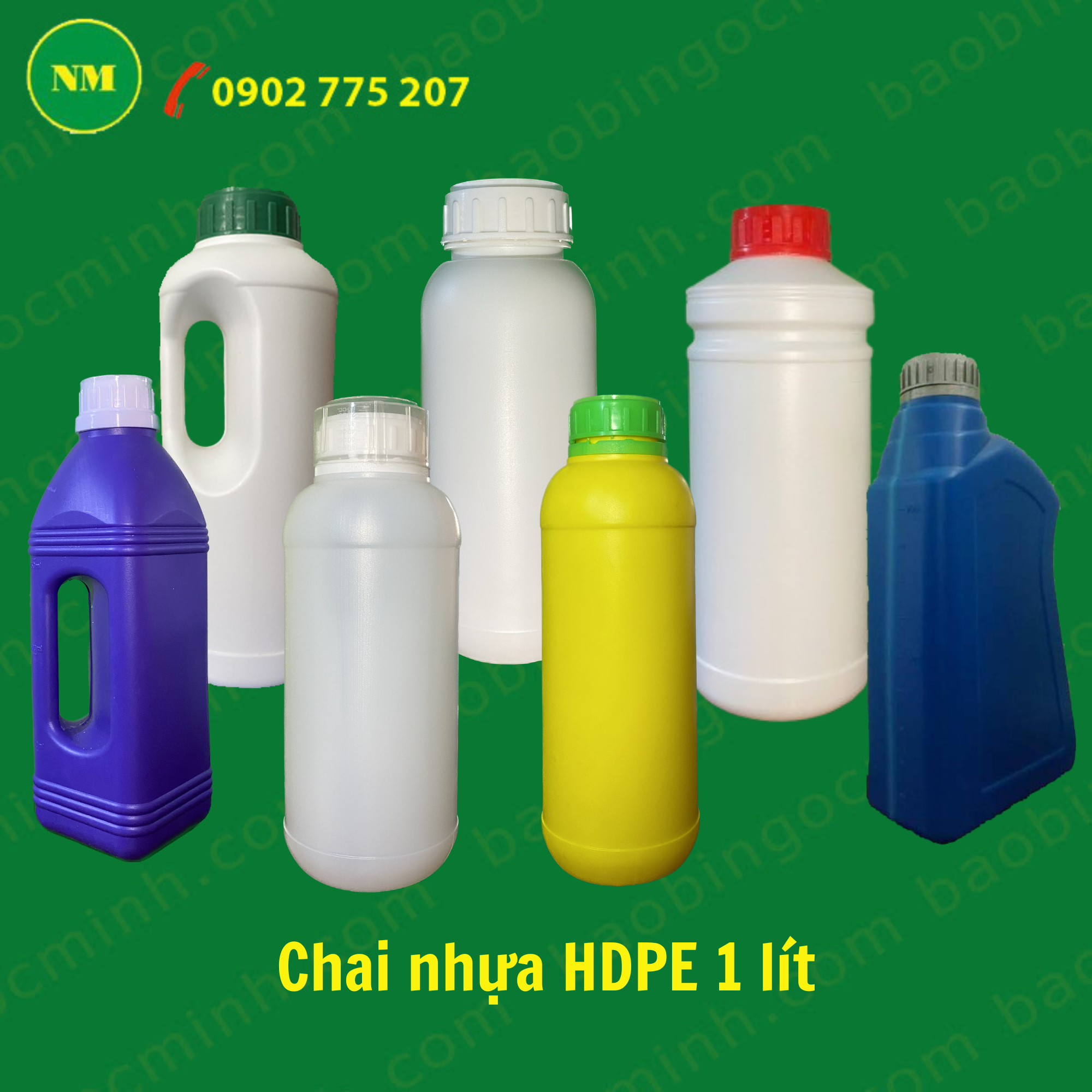 chai nhựa hdpe 1 lít