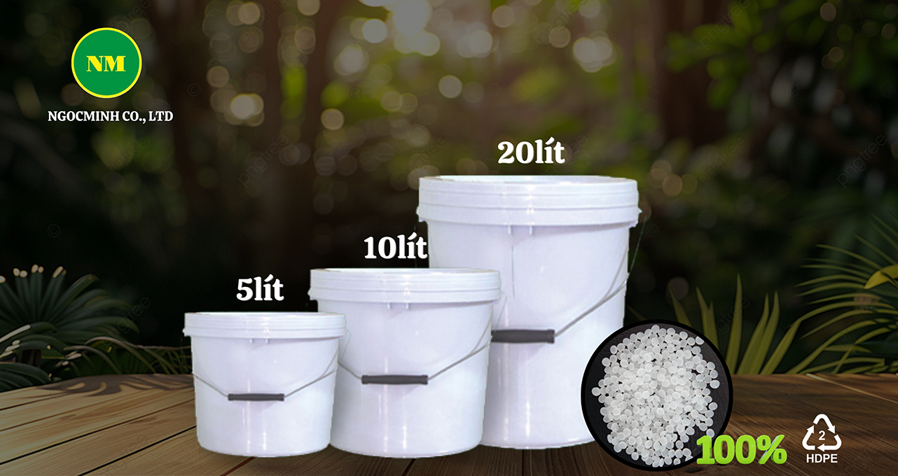 xô nhựa 5 lít, xô nhựa 10 lít, xô nhựa 20 lít