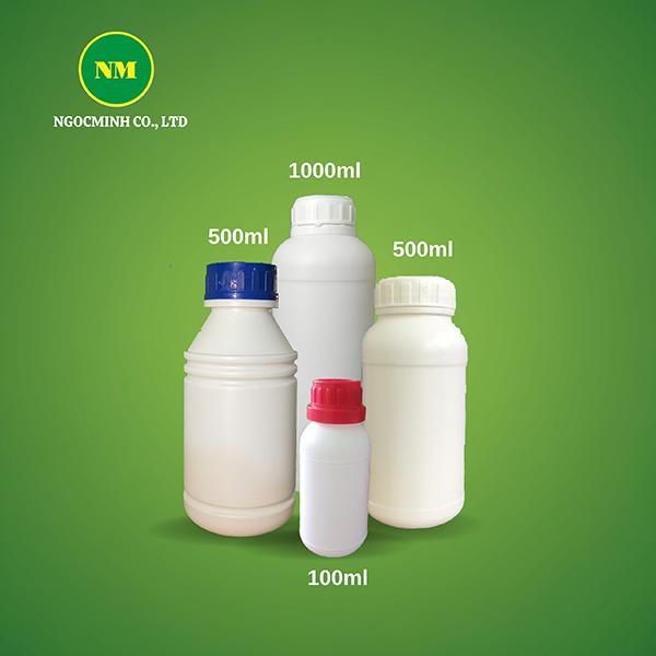 chai nhựa đựng hóa chất
